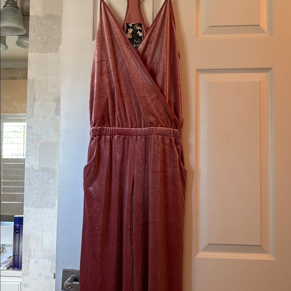 YFB Pam Jumpsuit- rose color -S